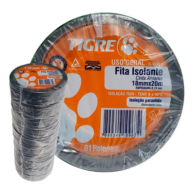 FITA ISOLANTE USO GERAL  TIGRE