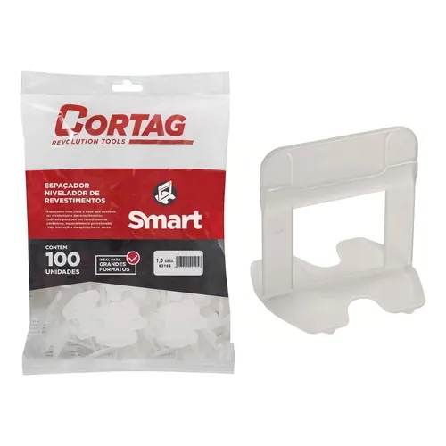 CLIP NIVELADOR SMART PACOTE 100 UN CORTAG