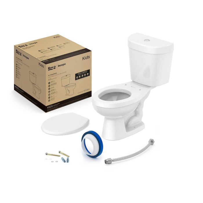 KIT COMPLETO KIDS INFANTIL BACIA C/ CAIXA 3/6 LITROS 	BRANCO	ROCA/INCEPA