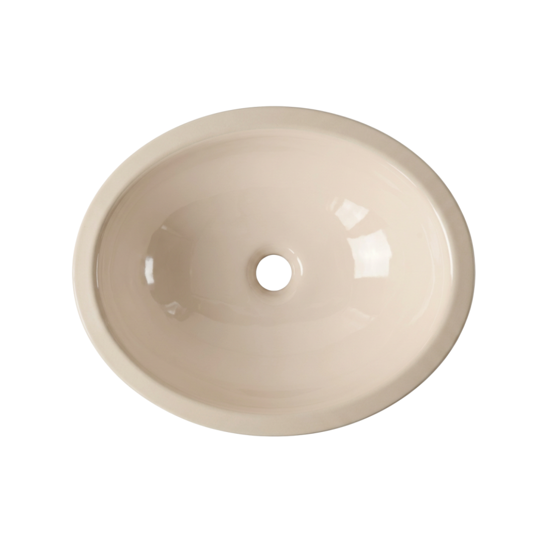 CUBA DE EMBUTIR OVAL 39X30	BISCUIT	ROCA/INCEPA