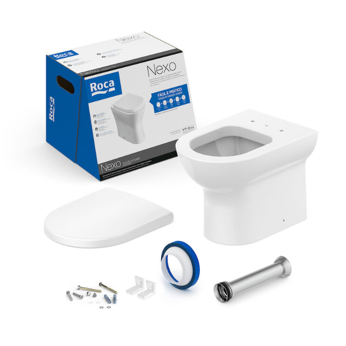 KIT COMPLETO BACIA CONVENCIONAL NEXO 	BRANCO	ROCA