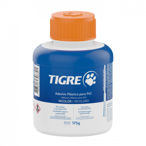ADESIVO PVC INCOLOR 175G C/PINCEL TIGRE